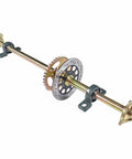 Beefy 44 Inch Rear Axle Shaft Kit With Chain Sprocket And Brake Disc Pillow Block Wheel Hub For ATV Quad Go Kart And Golf Cart