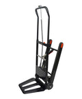 Voltstair Go Portable Electric Stair Climbing Dolly With Removable Battery Black And Red Heavy Duty Motorized Platform side view