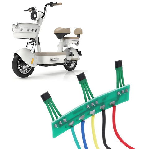 Four Pack Hall Sensor Pcb Board 41F Nifty Swap For Brushless Hub Motors Featuring Bang On 120 Degree Placement And Spot On 17 Millimeter Spacing For Sweet E Bike And Scooter Cruising with electric scooter.