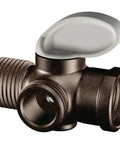 Oil Rubbed Bronze Shower Arm Diverter With Dual Function For Two Modes, Half Inch IPS Connection, Durable Brass Construction And Old World Finish