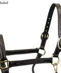 Double Stitched Leather Breakaway Halter Crown Replacement 21 Or 25 Inch 1 Inch Wide Universal Fit For Standard Leather Or Nylon Halters