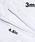 Plastic Beaker Set With Five Size Low Form Graduated Beakers In 500 Ml 250 Ml 100 Ml 50 Ml 25 Ml And Five Droppers For Lab Experiments
