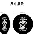 Your Opinion Was Not In My Recipe Round Acrylic Fridge Decor Magnet 2.45 Inch Funny Kitchen Office Accessory For Fridge Door Whiteboard