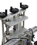 Built Like A Tank Automatic Pneumatic Liquid Paste Filler With Smooth Moving Conveyor Belt dual head mechanism and stainless steel components