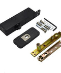 Heavy Duty 35 To 80 Kg Wood Door Floor Spring Hinge With No Digging Pivot Hydraulic Closer Hidden Swing Hinge Black Finish