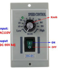 Rock Solid Adjustable Motor Speed Controller Handles 24V To 90V Dc Motors 0.02 To 400W Watts with speed control knob.
