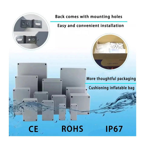 PXFOCOYD push button switch box, explosion-proof cast aluminum junction box, IP67, 188x120x78mm, outdoor