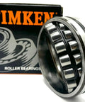 Heavy Duty Spherical Roller Bearing 22212 With C3 Light Clearance 60 By 110 By 28 Millimeters beside TIMKEN box.