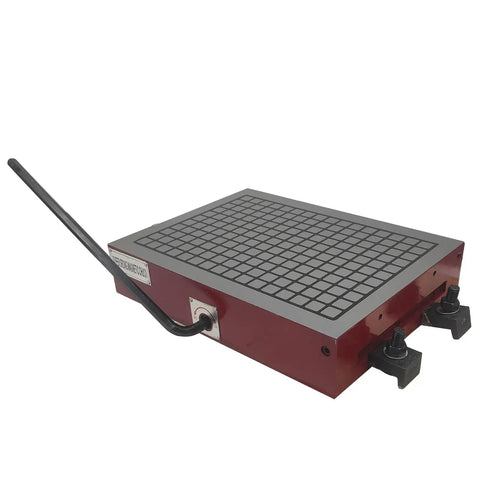 12x16 Inch CNC High Power Magnetic Chuck For Surface Grinders And EDM Wire Cutting Machines Fine Sealed Permanent Magnet Grinder Chuck With Secure Suction No Power Required Heavy Duty Grip For Precise Grinding Durable Hold
