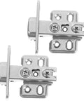 Two Pack Stainless Steel Cabinet Hinges With Soft Close And Smooth Action, Durable Kitchen And Furniture Door Hardware