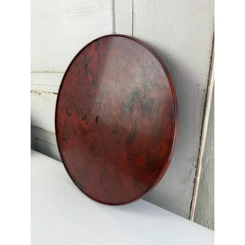Marble Swirl 10.5 Inch Lazy Susan Tray For Dining Table And Pantry, Durable Plastic Turntable For Kitchen Organization