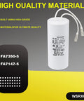 Motor Capacitor Replacement For Global Hydraulics Auto Lift Power Unit 60UF Plus Or Minus 10 Percent Tolerance Pro Grade on display.