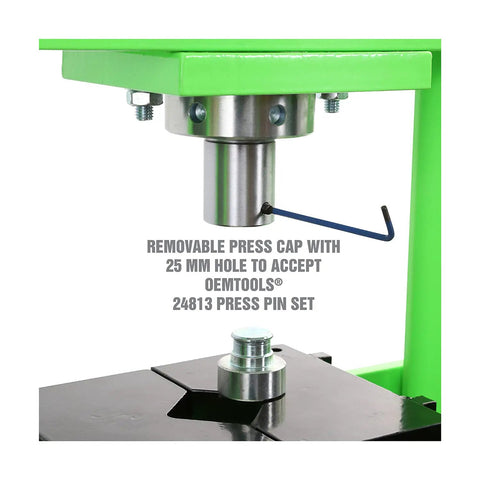 Heavy Duty 10 Ton Hydraulic Benchtop Press With Quick Double Speed Pump Slick Compact Build Badass Power For Garage Bearing Removal Pipe Bending And Straightening Tasks Beast
