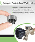 2-Pack 630-7500 Vacuum Breaker Repair Kit For Anti-Siphon Wall Hydrants, Easy Diy Fix, demonstrated compatibility chart