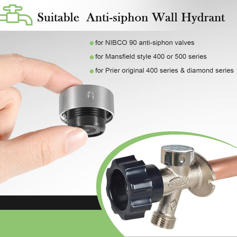 2-Pack 630-7500 Vacuum Breaker Repair Kit For Anti-Siphon Wall Hydrants, Easy Diy Fix, demonstrated compatibility chart
