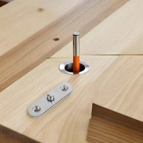Hidden Cabinet Hinges 6 Pack Stainless Steel 360 Degree Rotating Folding Door Pivot Hinges in wooden cabinet installation