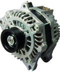 Premium Plug-And-Play Replacement Alternator For Ford Taurus 3.5L V6, Edge 3.7L, Explorer 3.5L, Flex 3.5L And Lincoln MKS MKT MKX 3.7L 2009 To 2013 New AMT0223 A3TX1291 DG1Z10346A 11271N, front view