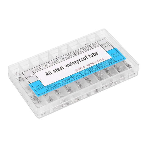Watch Case Tubes Replacement Kit 500 Pcs In 20 Sizes With 25 Pcs Per Size Easy Install For Watchmakers And Repair Technicians