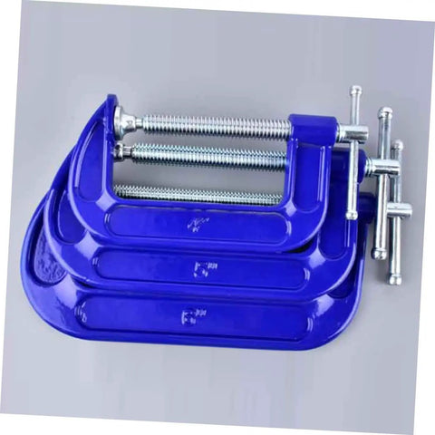 4 Inch Thickened G Clamp For Woodworking With Quick Release Table Mount Heavy Duty Desk Clamp For Wood Projects And Holding Jigs