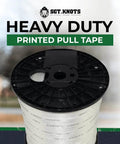 Heavy Duty Polyester Pull Tape For Cable, Fiber Optics, And Conduit Installations, Half Inch By Three Thousand Feet spool display