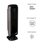 No Nonsense 4 Stage Hospital Grade Filtration Air Purifier With True HEPA For Small Rooms 100 To 200 Sq Ft Ultra Quiet Black AeraMax 90