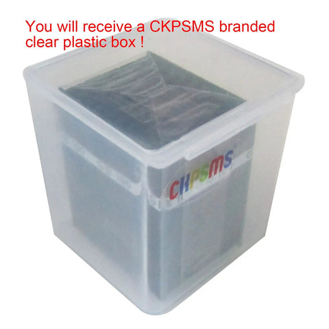 100 Pack Industrial Embroidery Machine Needles DBXK5 SAN1 GEBEDUR Titanium Coated Round Shank Not For Household Machines Clear Plastic Box Size 65 9 For Industrial Use Only, clear box