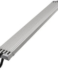 Aluminum Telescoping Work Plank 9 To 15 Ft Adjustable Length 12.5 Inch Wide Platform 500 Lb Capacity Built Tough Aluminum Work Stand For Construction And Home Projects, silver