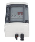 PV Combiner Box With Built In DC Circuit Breaker 500V 32A 2P, IP65 rating, transparent window for solar wind hybrid systems