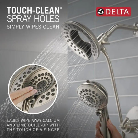 Upgrade Your Daily Shower Routine With This Fresh Brushed Nickel Saylor Series Handle Trim Kit Packing A Dope In2ition Dual Spray Combination Pulling Double Duty While The Required Rough Valve Stays Separate For A Smooth Install Fix