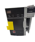 Close-up of 5069-L306ERM PLC Module with 600 KB Memory and Ethernet Motion Controller for real-time automation, front view.