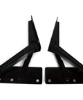 80 Degree Spring Lift Top Hinge For Cabinets And Beds Easy Lift With Smooth Folding Steel Construction shown with black finish