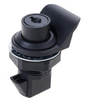 Left Or Right Handed Push Button Cabinet And Drawer Latch With Smooth Locking Mechanism Built For Marine Use No Fuss Easy Install Durable Black Finish