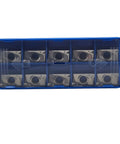 Replacement Carbide Inserts CB160408 APKT160408-PM YBG202 in blue case, set of 10 for aluminum machining