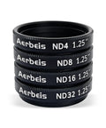 1.25 Inch Moon Filter Kit For Telescope With ND4 ND8 ND16 ND32 stacked aluminum filters for eyepiece accessory