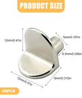 Heavy Duty Shelf Brackets For Home Storage Metal L Shaped Clips For Cabinets And Bookcases Adjustable Height Easy Install
