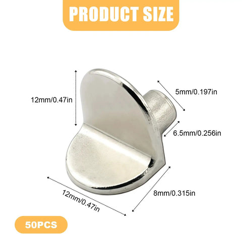 Heavy Duty Shelf Brackets For Home Storage Metal L Shaped Clips For Cabinets And Bookcases Adjustable Height Easy Install