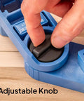 Hand adjusting knob on Versatile Adjustable Assembly Square Clamp For Woodworking From 45 To 315 Degrees