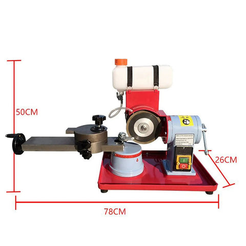 Top Shelf Electric Circular Saw Blade Sharpener For Carbide Tipped Blades With 370 Watt Rotary Angle Mill Grinder.