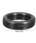 Heavy Duty Universal Muffler Silencer Hanger Bushings Kit With Rubber Mount Brackets For Tail Pipe Support And Car Exhaust Insulator O-Ring Design Fits Most Rides Perfectly, black rubber ring, 7cm x 1.8cm