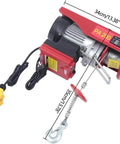 Heavy Duty Electric Lifting Hoist With Wireless Remote Control Supports Up To 400 Kilos And Dual Mode Speed Or Power for garage projects.