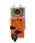 Heavy Duty Damper Actuator LMQ24A SR AC DC 24V 4Nm Torque Valve Controller with compact design and plug connection.