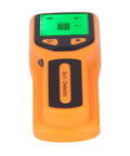 Aqur2020 Metal Stud Finder with Sensitive Smart Sensor and HD LCD Display in orange with green LCD screen showing detection icons.