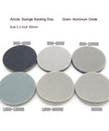 Grab These 40Pcs Flocking Sanding Sponge Discs With Hook And Loop Backing For Super Fast Car Phone Polishing Sessions That Make Dust Vents Work Like A Charm And Leave Surfaces Smoother Than Ever Without Breaking The Bank, 1.2 inch aluminum oxide sanding discs.