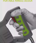 Close-up of portable handle design on Heavy Duty 2000W Electric Hole Puncher With 20 Ton Capacity And 5 Dies.