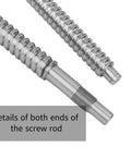 Beefy Ball Screw SFU1605 300mm Length 16mm Diameter 5mm Pitch With Nut For DIY CNC Routers Lathes Mills And Automated Machines ends