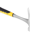 32oz Rock Pick Hammer With 12 Inch Carbon Steel Chipping Hammer Skid Handle Polished Tip Geologist Hammer For Mining Prospecting And Camping Beefy Strength Rust Resistant Anti Slip Grip Tool For Demanding Jobs