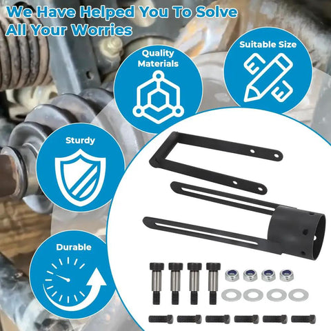 Six Hole CV Axle Puller Tool for UTV and ATV with bolts and washers, showcasing design and quality materials