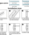 Installation steps for 4 Pack Brushed Gold Crescent Cabinet Pulls With 5.79 Inch Overall Length And 3.75 Inch Hole Centers