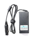 12V 10A AC Power Supply With 4 Pin XLR Female Connector Universal 100 To 240V Input Continuous Power Adapter top view