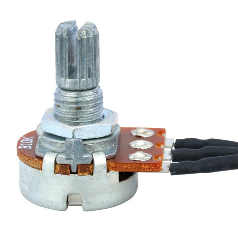 Three Pack 10K Ohm Linear Potentiometer Kit With WH148 3 Pin Variable Resistor, XH2.54 Connector Wires, 200Mm Lead, Knob Caps